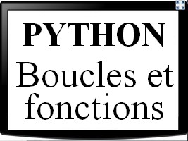 Python - Fonctions avec boucles
