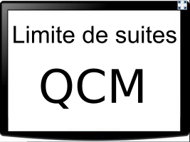 QCM limites de suites