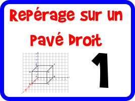 Lire les coordonnées des sommets d'un pavé droit