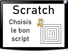 Scratch et variables - Complète le script