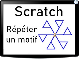 Scratch - Utiliser un bloc pour dessiner un motif qui se répète