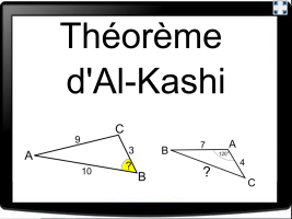 Utiliser le théorème d'Al-Kashi