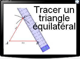 Tracer un triangle équilatéral