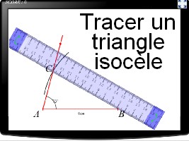 Tracer un triangle isocèle
