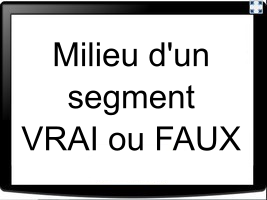 Milieu - Vrai ou faux