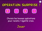 Opérations surprises