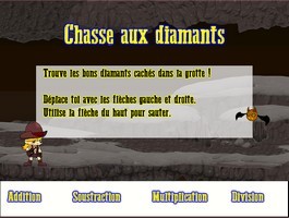 La chasse aux diamants