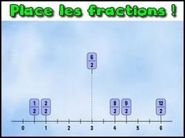 Place les fractions