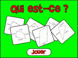 Qui est-ce ? (Figures géométriques)