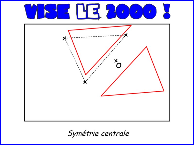 Vise le deux-mille (symétrie centrale)