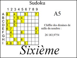 Sudoku sixieme